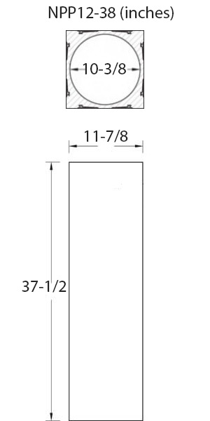 Royal Corinthinan Newel Post npp12-38