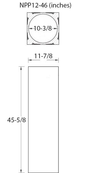 Royal Corinthinan Newel Post NPP12-46