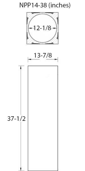Royal Corinthinan Newel Post NPP14-38