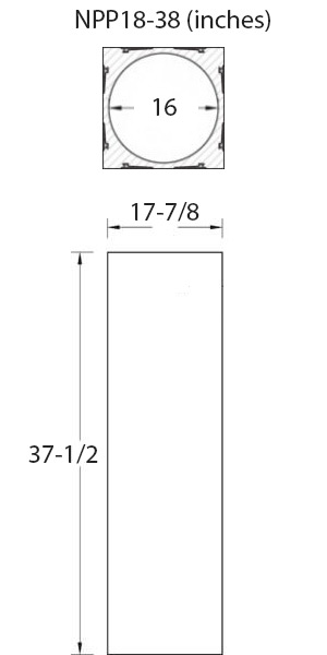 Royal Corinthinan Newel Post NPP18-44