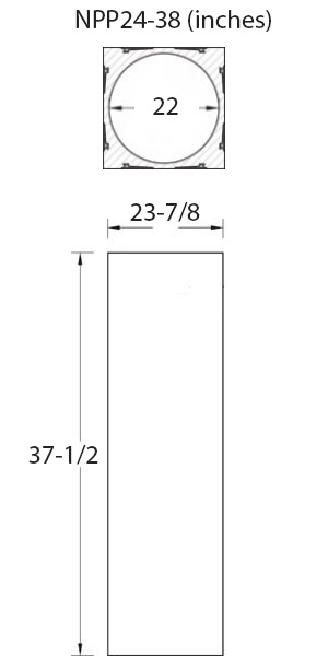 Royal Corinthinan Newel Post NPP24-38