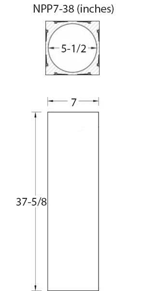 Royal Corinthinan Newel Post NPP7-38
