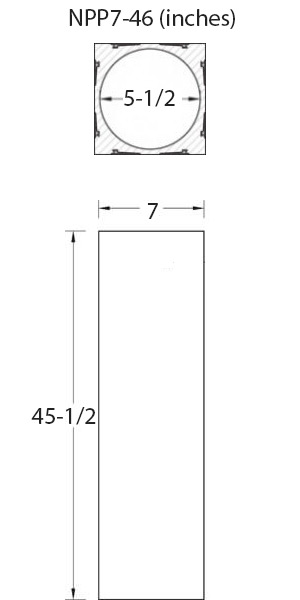 Royal Corinthinan Newel Post NPP7-46