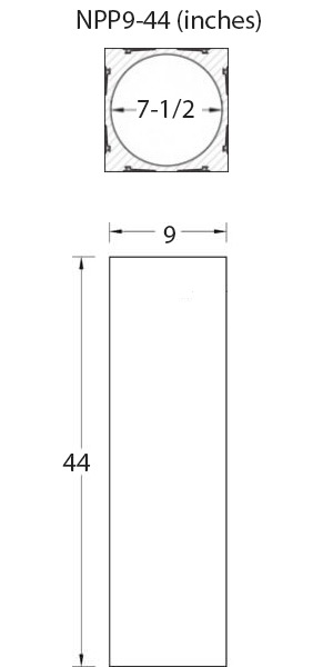 Royal Corinthinan Newel Post npp9-44
