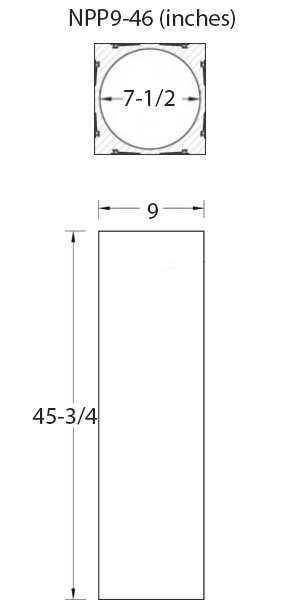 Royal Corinthinan Newel Post NPP9-46