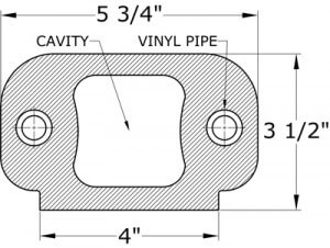 Royal Corinthian Stone Polymer Top Rail 0411