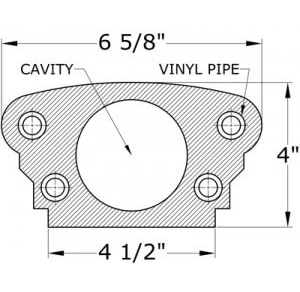 Royal Corinthian Stone Polymer Top Rail 0441