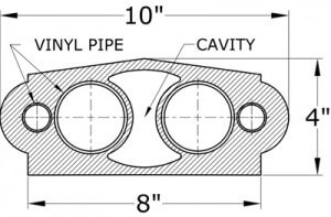 Royal Corinthian Stone Polymer Top Rail 0451