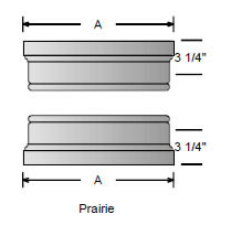 Prairie cap and base for square, non-tapered craftsman column Prairie cap and base for square, non-tapered craftsman column available from CheapColumn.com