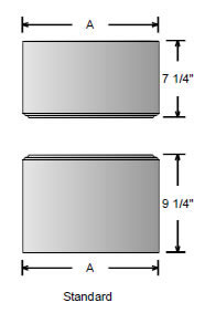 Standard cap and base for square, non-tapered craftsman column Standard cap and base for square, non-tapered craftsman column available from CheapColumn.com