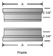 Prairie cap and base for square, non-tapered craftsman column Prairie cap and base for square, non-tapered craftsman column available from CheapColumn.com