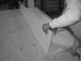 Step 6 Installing Tapered Craftsman Column Wraps Installation of Poly-Classic Craftsman column