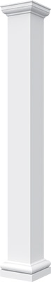 Squared FRP Column Prices Square columns made from fiberglass reinforced polymer are load-bearing.